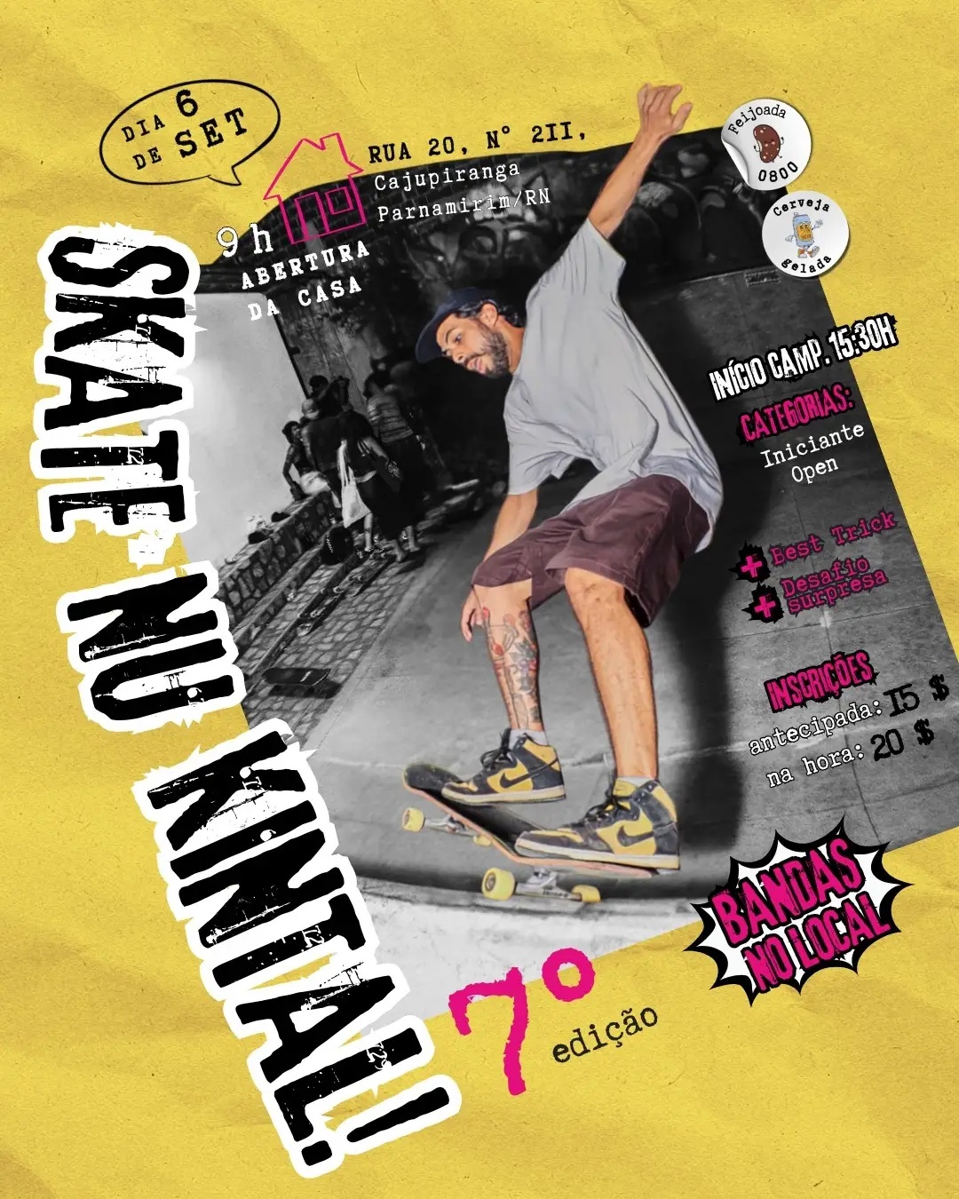 Cartaz Skate Nu Quintal