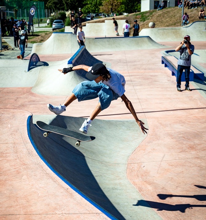 João Henrique em ação no skate