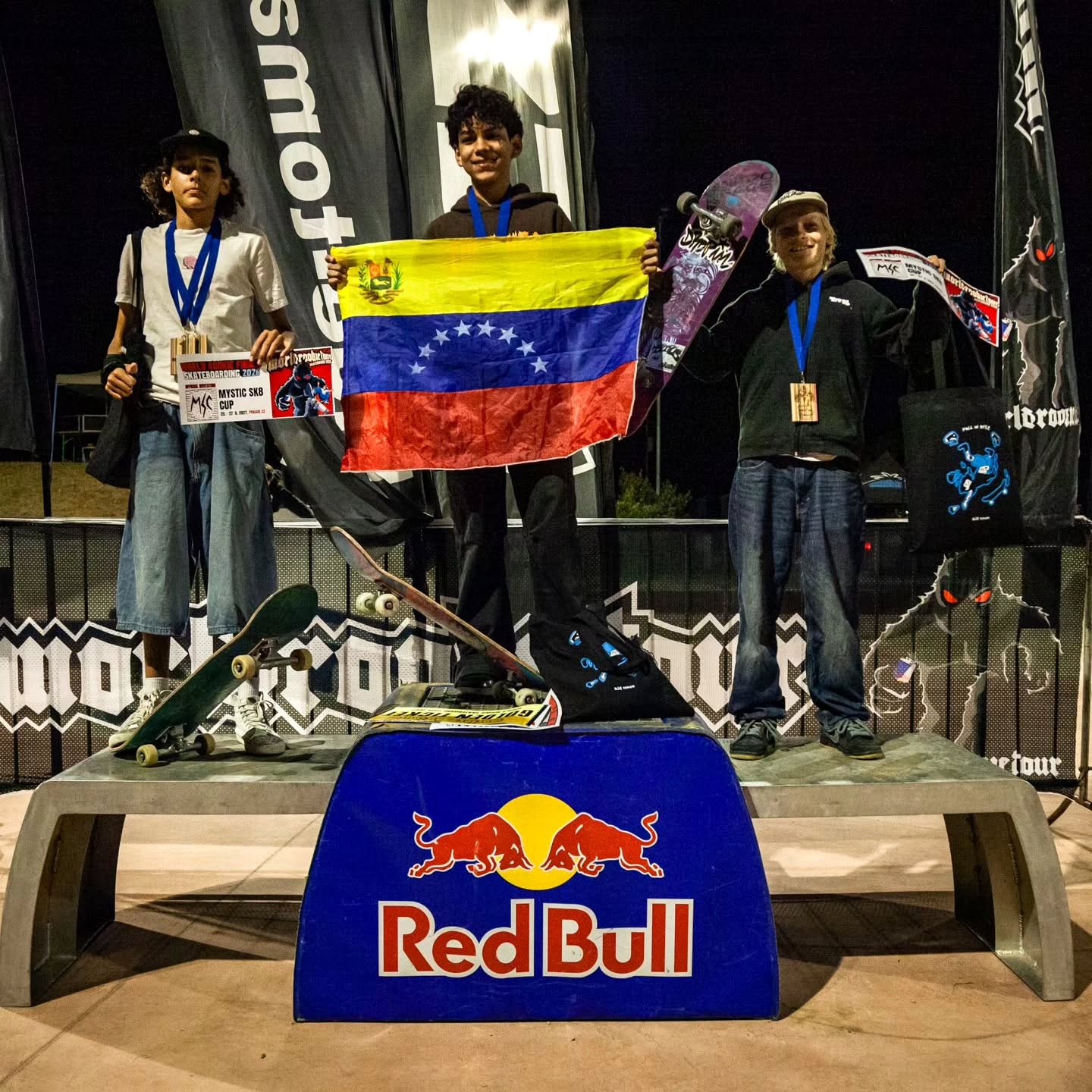 Pódio World Rookie Finals 2026