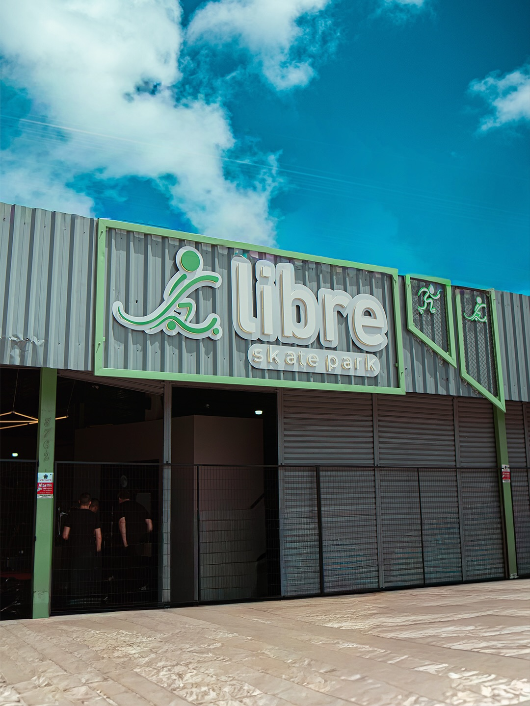 Fachada da Libre Skate Park Natal
